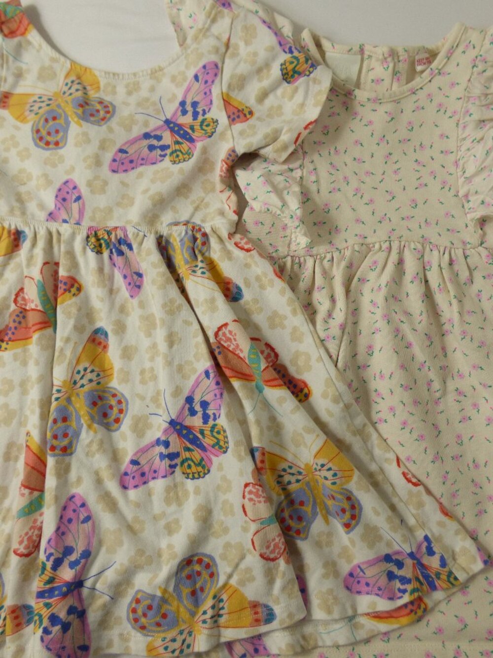 Tea Collection Butterfly Dress & ZARA Floral Dress Bundle, Size 4 Years